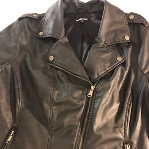 Black motorcycle jacket
